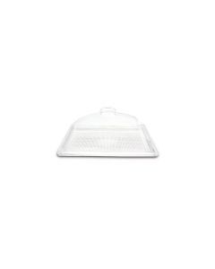 Delfin 12" x 10" x 5" Clear Dome Cover End Cut DRC-1210EC-00