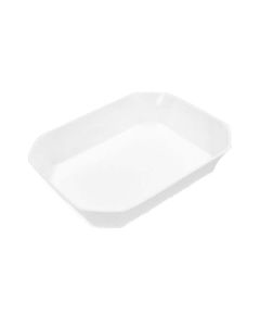 Delfin 8" x 10" x 2 Clear Cut Corner Tray BCC10800