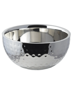 Bon Chef 2 QT Double Wall Hammer Finished Serving Bowl 61259