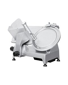 Omcan 8''/195mm Belt-driven Meat Slicer with Fixed Sharpener 0.24HP