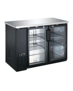 Aurora 49" Back Bar Cooler with 2 Glass Doors - 318L