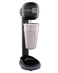 Omcan Stainless Steel Milkshake Blender Single Spindle - Black