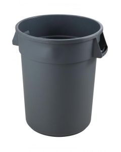 Omcan 44 Gallon Gray Round Heavy-Duty Trash Can