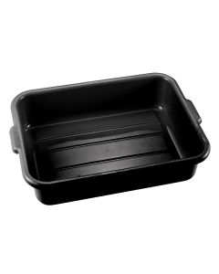 Omcan 21.5" x 5.5" x 5" Standard Dish/Bus Boxes - Black