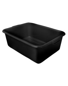 Omcan 21.5" x 5.5" x 7" Standard Dish/Bus Boxes - Black