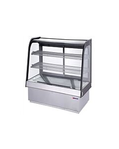 Omcan 28" Countertop Curved Glass Refrigerated Display - 88L