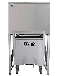 ITV SCS-350 Ice Storage Bin With single cart - 308 Lbs capacity