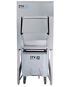 ITV SCS-700 Ice Storage Bin with single Cart - 661 lbs capacity