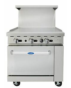 Atosa AGR-36G 36'' Wide Griddle with (1) 26" 1/2 wide Oven