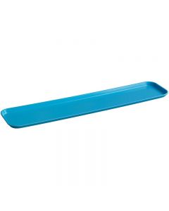 Cambro 630MT142 Rectangular Market Pan / Tray 6" x 30" x 3/4" - Blue