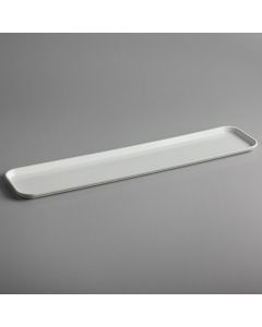 Cambro 630MT148 Rectangular Market Pan / Tray 6" x 30" x 3/4" - White