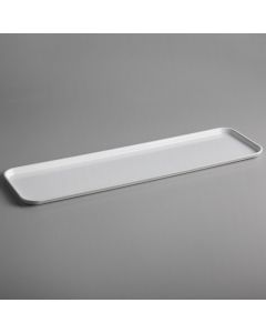 Cambro 830MT148 Rectangular Market Tray / Pan 8" x 30" x 3/4" - White
