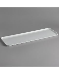 Cambro 1030MT148 Rectangular Market Tray / Pan 10" x 30" x 3/4" - White
