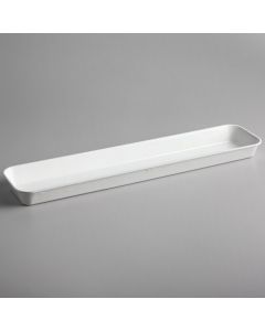 Cambro 6302MT148 Rectangular Market Pan / Tray 7" x 30" x 2" - White
