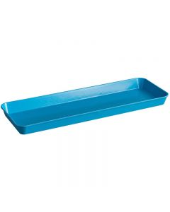 Cambro 10302MT142 Rectangular Market Display Tray / Pan 10X30X2" - Blue