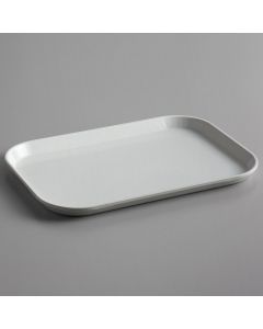 Cambro 1015MT148 Rectangular Market Tray / Pan 10" x 15" x 3/4" - White