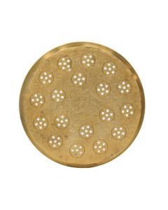 Omcan #9 Pasta Die Brass for items 16643, 13236, and 13440 Pasta Machines