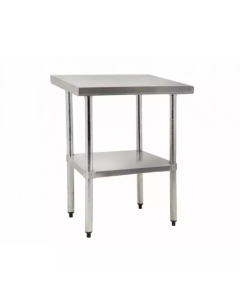 Zanduco 24'' Depth Stainless Steel Heavy Duty Worktable with Undershelf