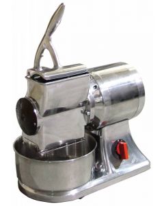Omcan European Stainless Steel Cheese Grater with 1.5 HP