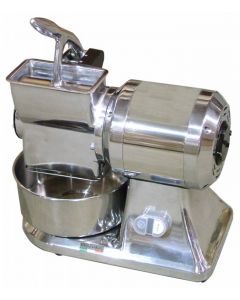 Omcan European Stainless Steel Cheese Grater with 1 HP and Micro-Switch