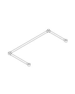 Zanduco Leg Brace For 24" X 24" Two Tub Sink