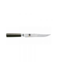 Shun Cutlery Classic 6" Chef's Knife. Ebony Pakkawood Handle. DM0723