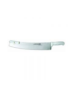 Omcan 16" Pizza Knife - White - Double Handle
