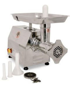Omcan REFURBISHED -MEAT GRINDER #22 STAINLESS STEEL 1.5 HP/1119 W 110V/60/1 cETLus