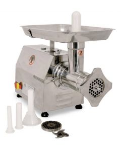 Omcan #22 Economical Stainless Steel Electric Meat Grinder