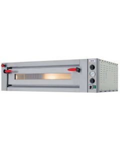 Omcan 6.6 kW. Fuoco Series Pizza Oven with Single Chamber and Mechanical Display