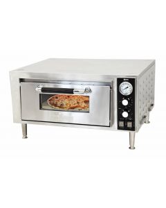 Omcan 27" Single Chamber Countertop Pizza Oven
