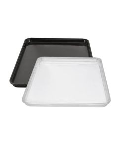 Omcan Fiberglass Tray 17.75" X 12.75" X 1" White