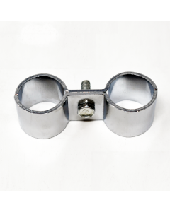 Zanduco Post Clamp for Wire Shelving - Chrome