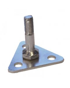 Zanduco Foot Plate for Wire Shelving - Epoxy and Chrome