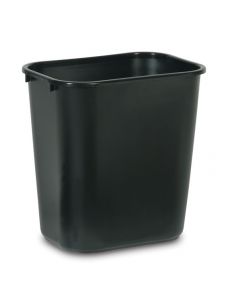 Rubbermaid 2955 Wastebasket, Small Black