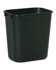 Rubbermaid 2956 Wastebasket, Medium Black