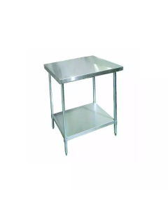 Zanduco 30'' Depth Stainless Steel Heavy Duty Worktable with Undershelf