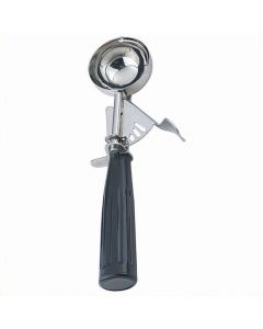 Omcan Ice Cream Scoop 1 1/4 OZ Size 30 Black