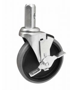 Zanduco 4.75" Light Duty Bun Pan and Lug Rack Casters