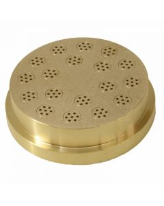 Omcan #8 Pasta Die Brass for items 16643, 13236, and 13440 Pasta Machines
