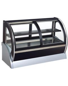 Omcan REFURBISHED -REFRIGERATED SHOWCASE 115 L/4.1 CU FT 2 DOOR 110V/60/1 CE