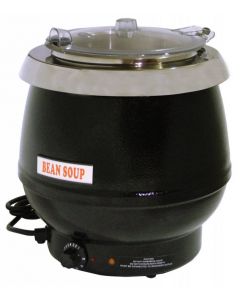 Omcan 10.6 QT Soup Kettle with Plastic Lid