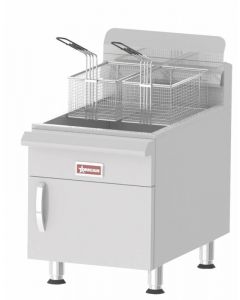 Omcan Commercial Countertop Natural Gas Fryer with 30 lb. Oil Capacity