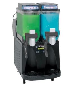 Bunn ULTRA-2 AF Liquid Auto Fill Black 2 Bowl Slush / Frozen Drink Machine, 3 Gallon