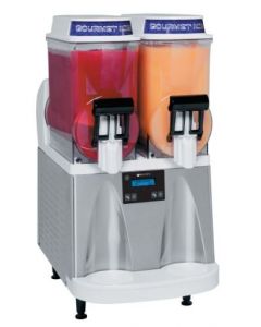 Bunn ULTRA-2 HP Manual Fill White 2 Bowl Slush / Frozen Drink Machine, 3 Gallon