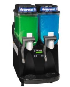 Bunn ULTRA-2 HP -Manual Fill Black 2 Bowl Slush / Frozen Drink Machine, 3 Gallon