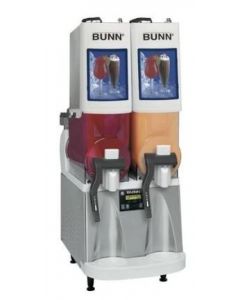Bunn ULTRA-2 PAF HP Powdered Auto Fill White 2 Bowl Slush / Frozen Drink Machine, 2 Gallon