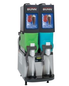 Bunn ULTRA-2 PAF HP Powdered Auto Fill Black Stainless Steel 2 Bowl Slush / Frozen Drink Machine, 2 Gallon