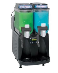 Bunn ULTRA-2 AF Liquid Auto Fill Black 2 Bowl Slush / Frozen Drink Machine, 3 Gallon, CFV
