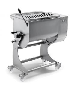 Omcan Heavy Duty Stainless Steel Meat Mixer with 80 kg Capacity